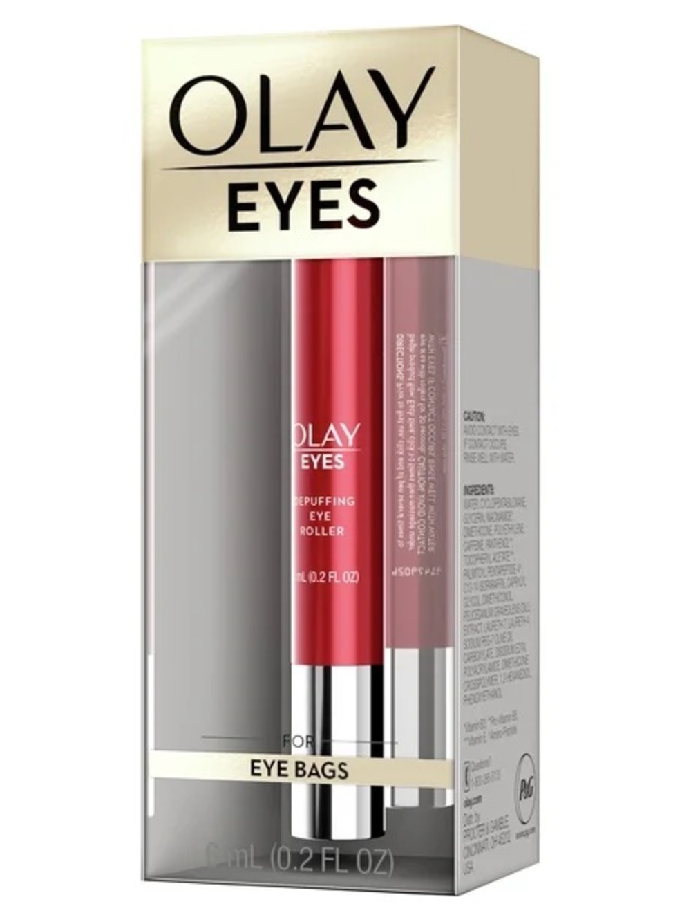 OLAY Eyes Depuffing Eye Roller - Red Tube